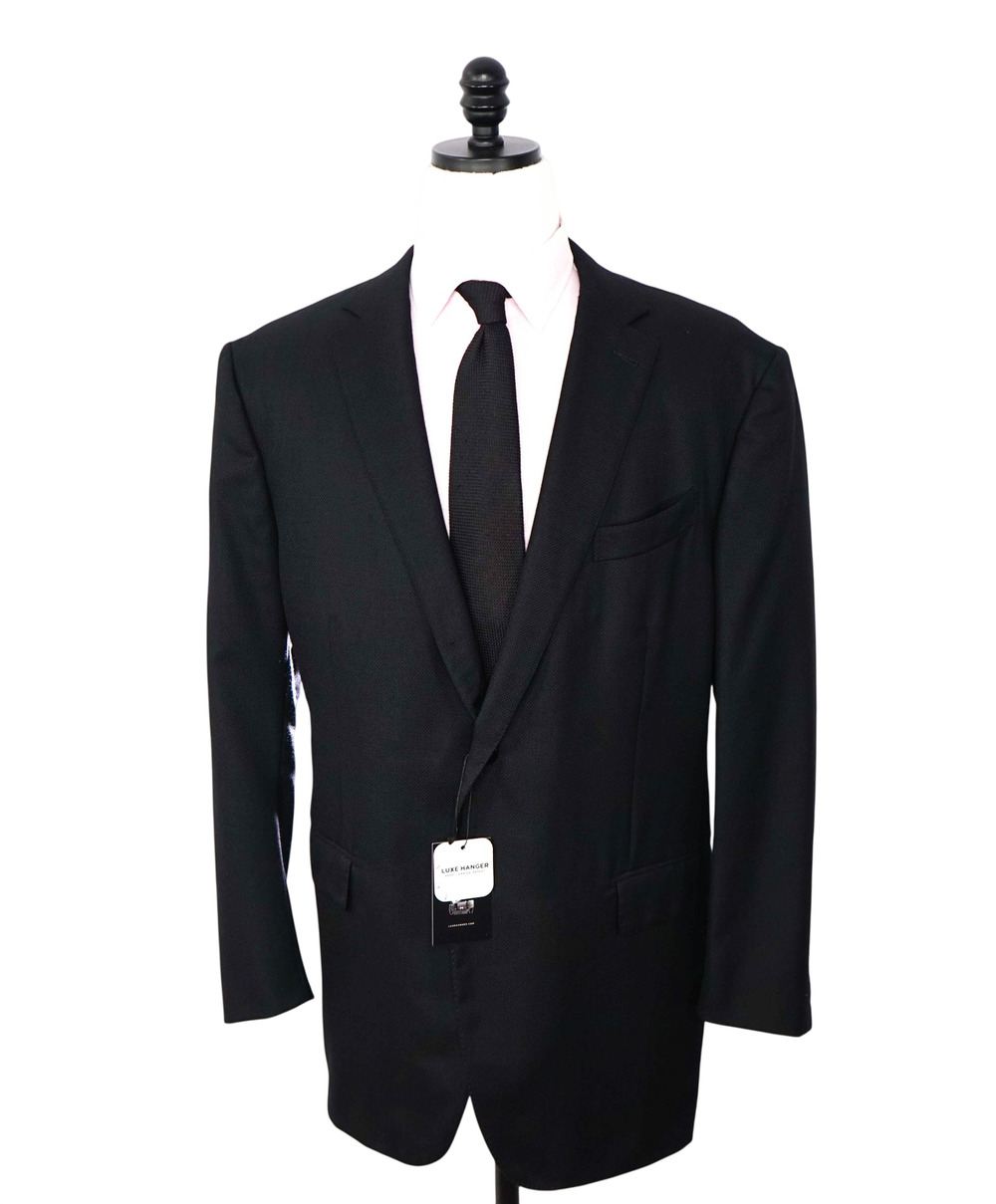 $2,595 ZEGNA - Black "COOL EFFECT" Wool Blazer - 50R US